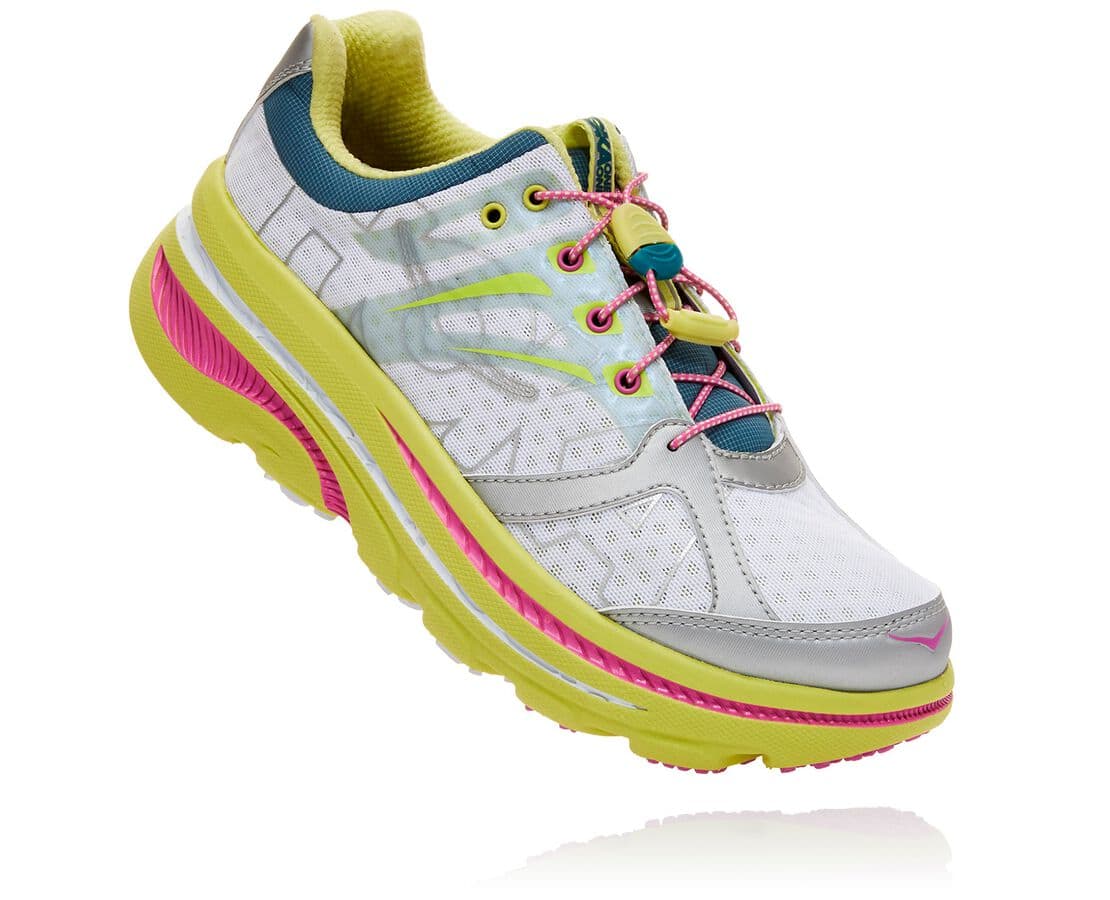 Hoka One One Ov X Hoka Bondi B Női Gyalogló Cipő Világos Zöld / Rózsaszín [ZNEYB-4056]